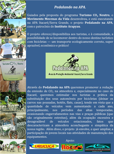 Pedalando na APA